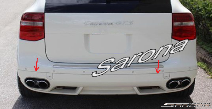 Custom Porsche Cayenne  SUV/SAV/Crossover Rear Lip/Diffuser (2008 - 2010) - $695.00 (Part #PR-005-RA)